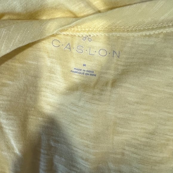 NWOT CASLON Muscle Tank in Yellow Citron (M) - Picture 6 of 9